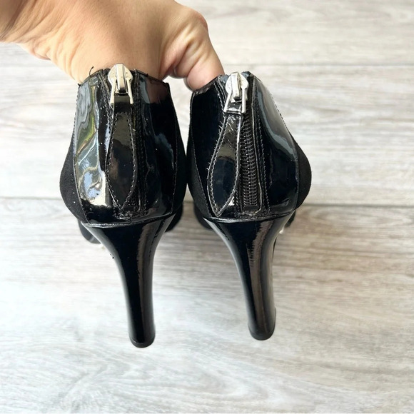 FRANCO SARTO  VELLA Black Leather Ankle Boots - Picture 10 of 15